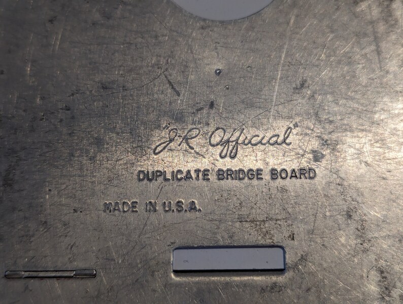 Vintage Bridge Dealer Card Boards/holders 3 Etsy