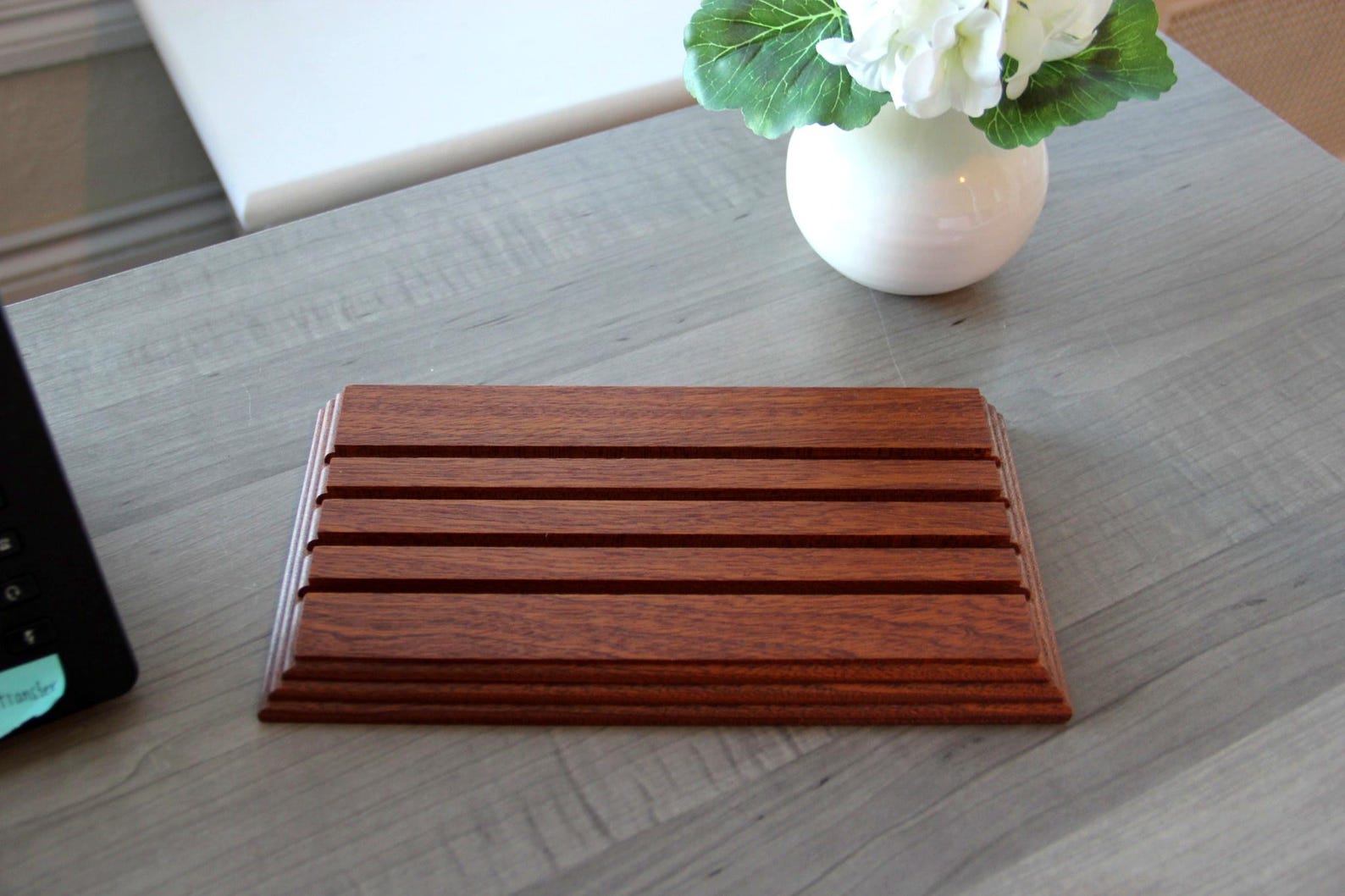 Personalized Wooden Challenge Coin Rack - Nameplate Display, Multi Row ...