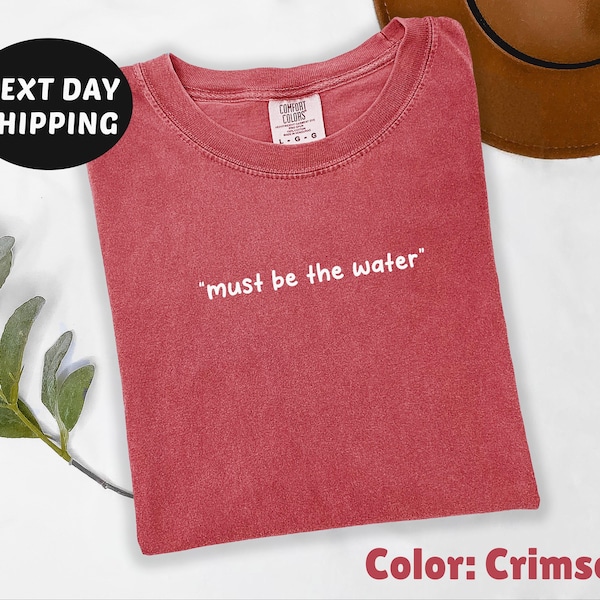 Comfort Colors® Must Be The Water Shirt, Funny F1 Meme Shirt, Charles Leclerc Meme Shirt, Trendy Shirt, Tiny Text Design, F1 Jokes Shirt