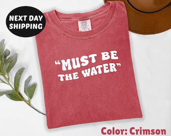 Comfort Colors® Must Be The Water Shirt, Retro Wavy Shirt, Funny F1 Meme Shirt, Charles Leclerc Meme Shirt, Trendy Design, F1 Jokes Shirt