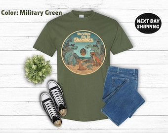 The Vibes Are In Shambles Shirt, Meme Shirt, Funny Dino Shirt, Vintage Shirt, Mental Health Shirt, Dinosaur Shirt, Funny Gift, Dino Tee