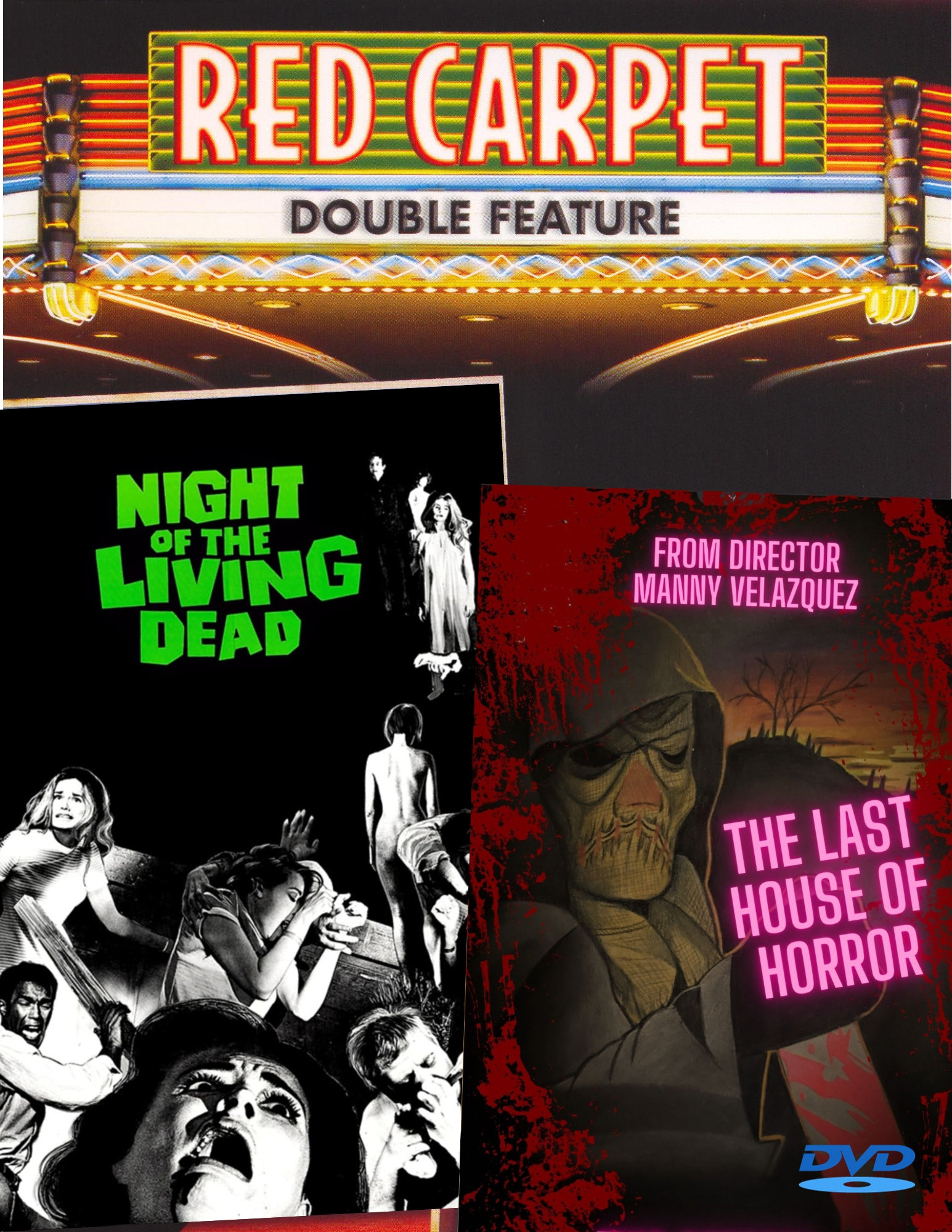 Night of the Living Dead/Last House of Horror (2023) Brand new 2 disc dvd