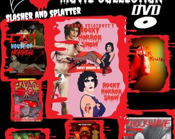Rocky Horror /Friday the 13th / Slasher/ Last House of Horror (2024) Brand new 8 Movie Collection disc dvd Cult Classic