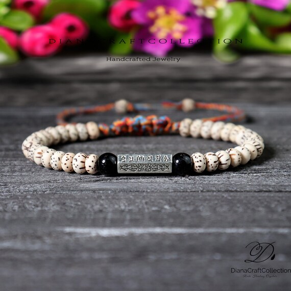 Tibetan handmade mantra sale bracelet