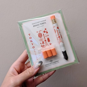 TRAVELER&#39;S COMPANY Traveler&#39;s Notebook Tokyo Edition Limited Special Edition Traveler&#39;s Factory TN Brass Pencil