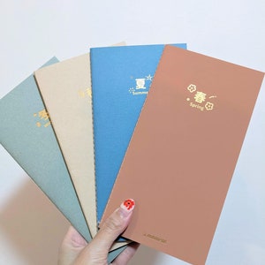 Travel Journal Travel Notebook Refill Colourful Seasons