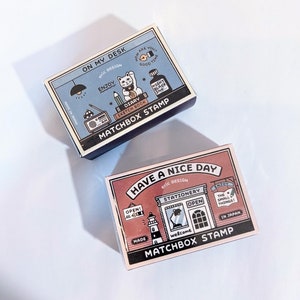 Eric Small Things x SANBY Matchbox Stamp Stempelset aus Japan