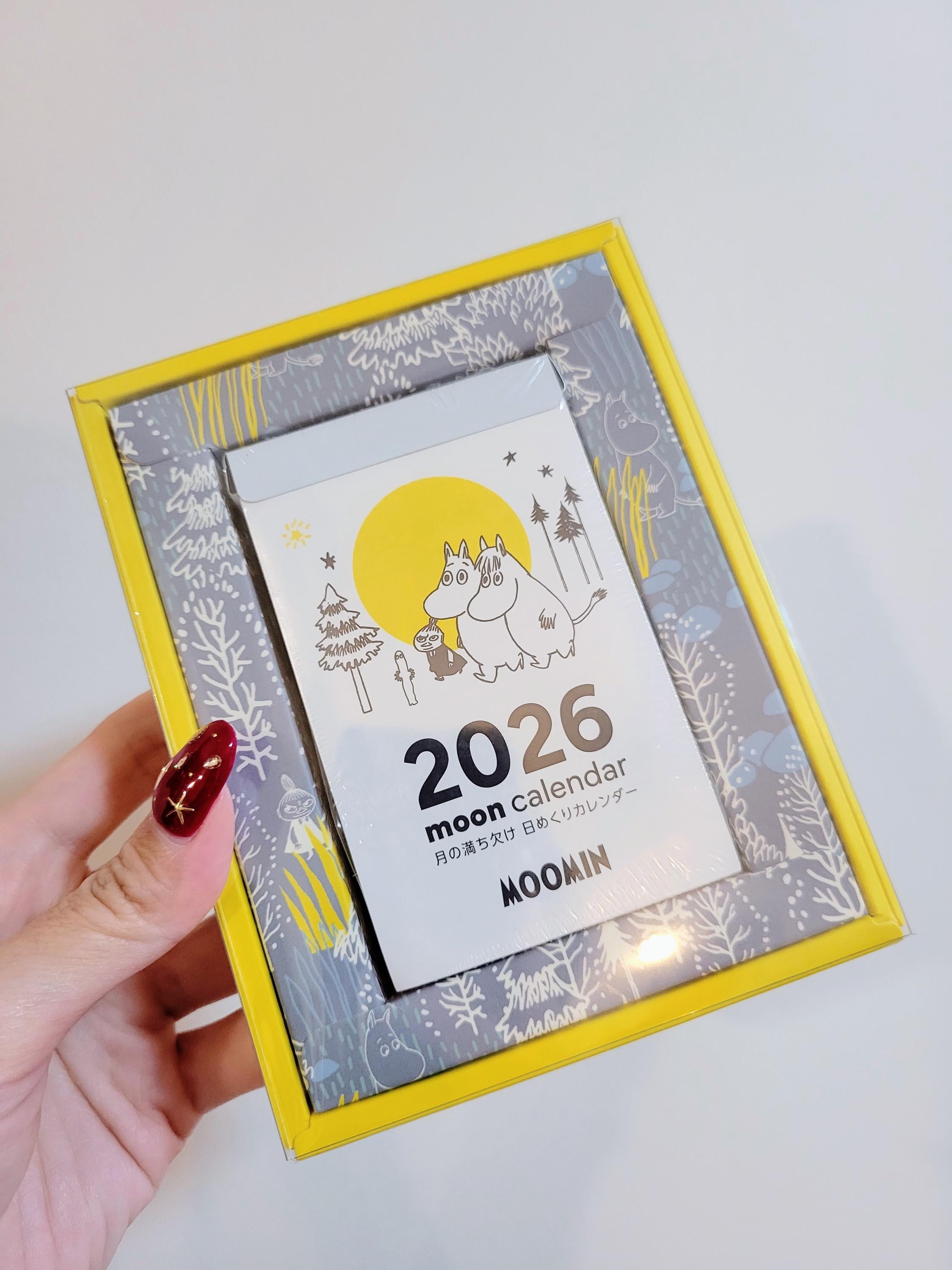 2026 Moomin Moon Calendar Daily Himekuri Daily Tear-off Calendar