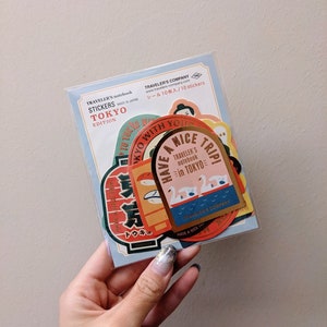 TRAVELER'S COMPANY Traveler's Notebook Tokyo Edition Edizione speciale limitata Traveler's Factory TN Adesivi Set