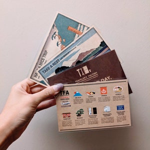 TRAVELLER'S COMPANY Traveler's Factory Traveler's Notebook TN Postkaarten Postkaarten Minikaarten Wenskaarten Accessoires Dagboek