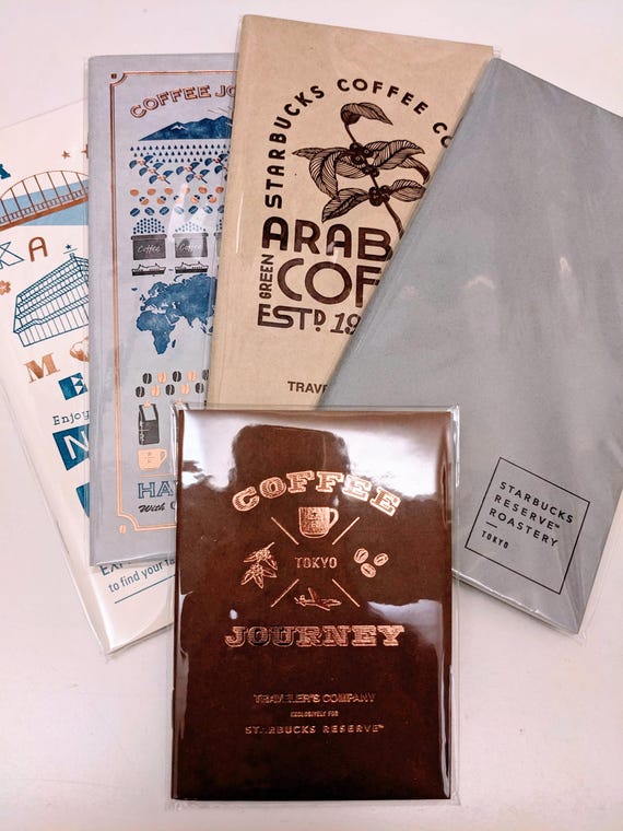 STARBUCKS TRAVELER'S notebook 茶 Traveler's Notebook Regular Size Refill x Tokyo Starbucks