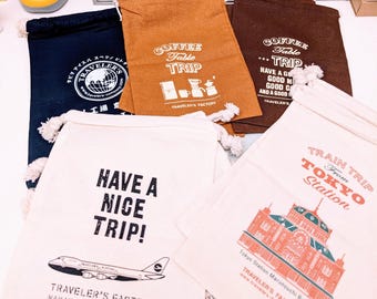 TRAVELER'S COMPANY Traveler's Factory Traveler's Notebook TN Cotton Bags Journal Accessories Journal Pouches Mini Small Bags