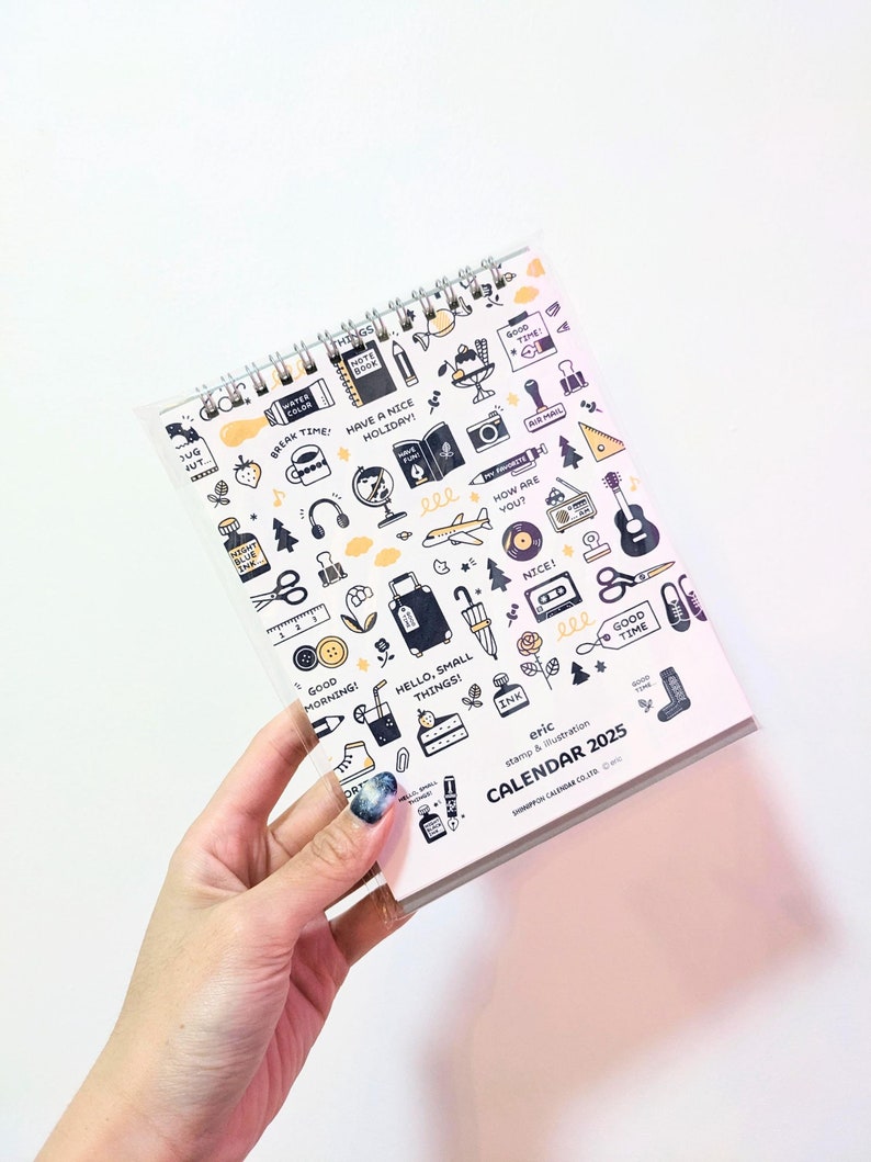 2025 Eric Small Things Desk Calendar Monthly Calendar Japanese Calendar