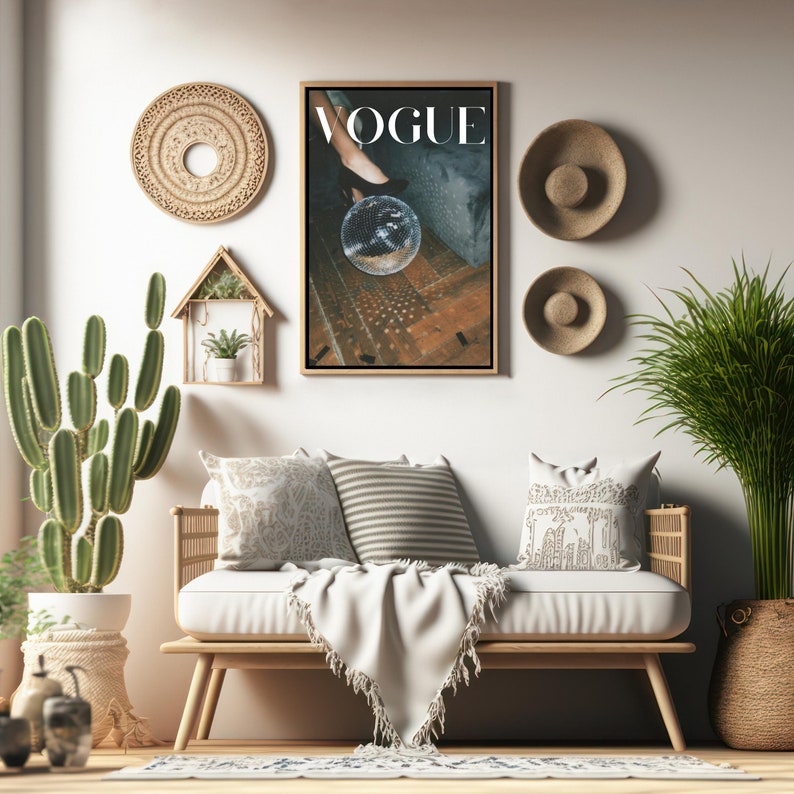 VOGUE Poster Downloadable Wall Art Home Decoration Wall - Etsy