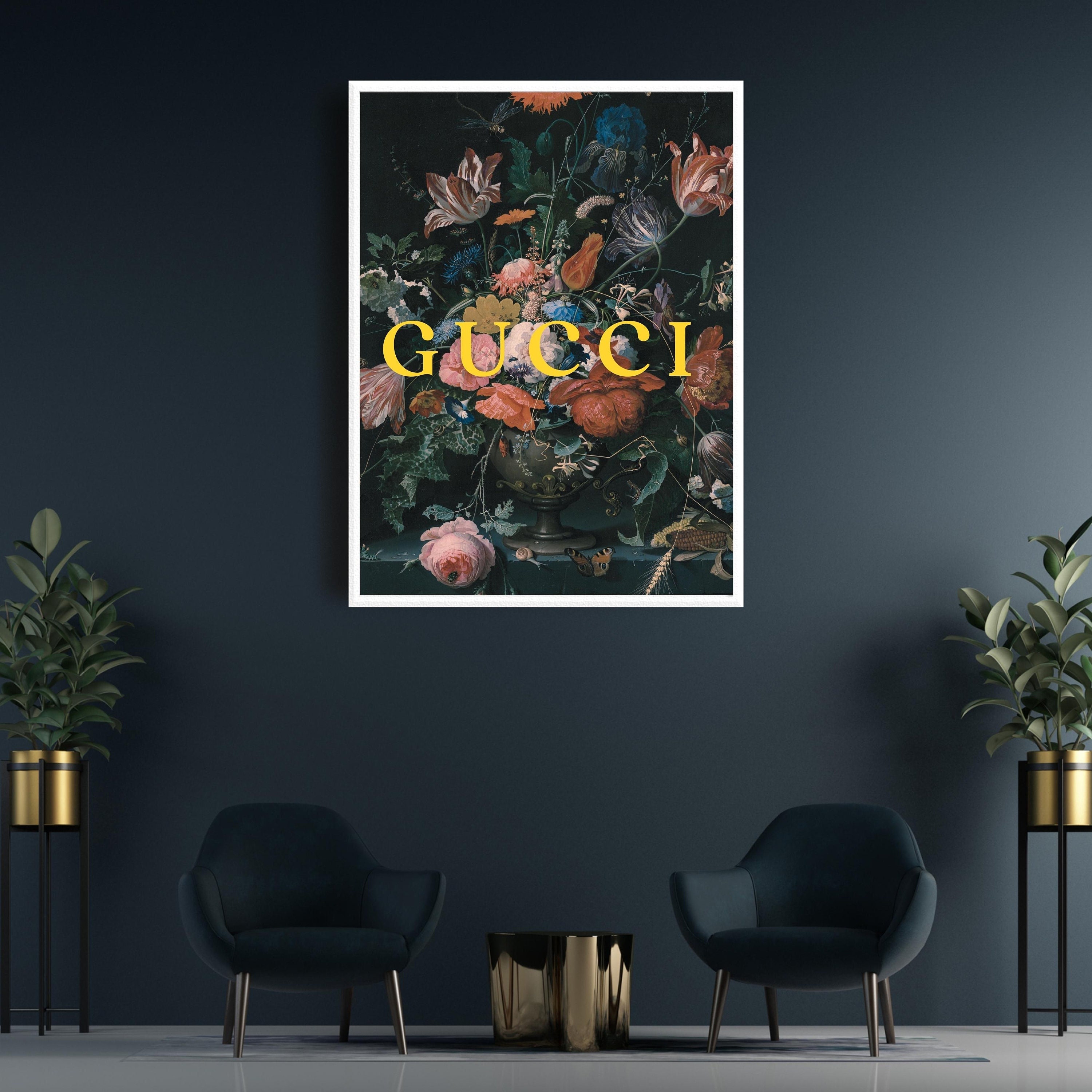 Gucci Supreme Lv Wallpaper Custom Poster Print Wall Decor