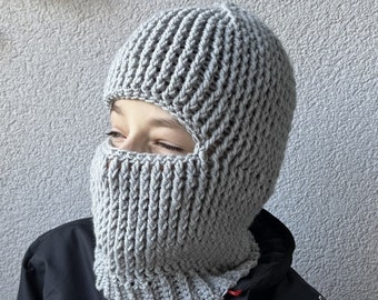 Crochet Balaclava Pattern - Etsy
