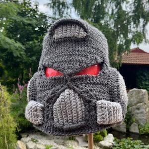 Crochet Power Armor Helmet Pattern (updated)