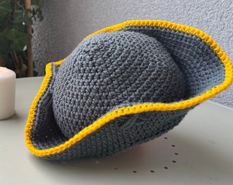 Crochet Naval Pirate Hat Pattern