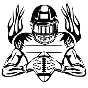 Personalize Football SVG