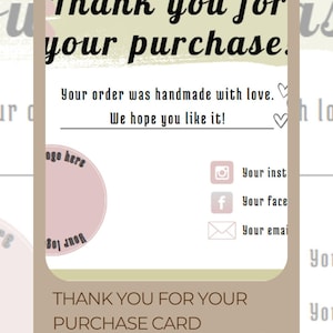 Thank you card- Thank you card- Appreciation card