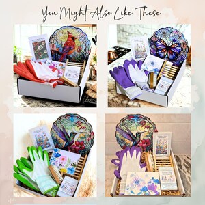 Garden Lover Gift Box Her Gardening Enthusiast Gardener Idea Plant Harvest Basket Large Bamboo Metal Mesh Outdoor Container Housewarming image 14