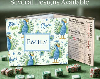 Personalized mahjong card holder gift idea for hostess custom card cover for mahjong board game accessory card sleeve birthday gift for her