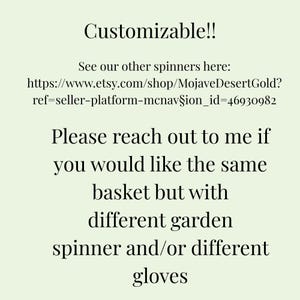 Garden Lover Gift Box Her Gardening Enthusiast Gardener Idea Plant Harvest Basket Large Bamboo Metal Mesh Outdoor Container Housewarming image 15