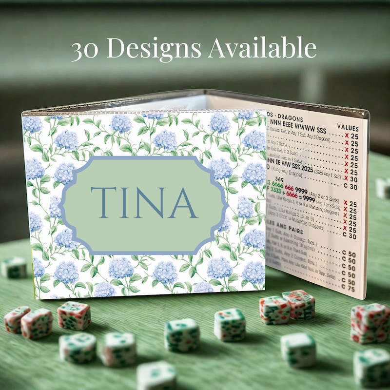Mahjong Tiles Pink Green - Etsy
