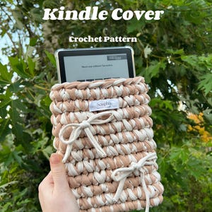 Crochet kindle sleeve pattern - beginner friendly