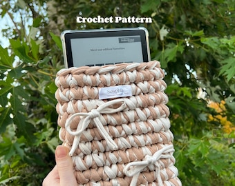 Crochet kindle sleeve pattern - beginner friendly