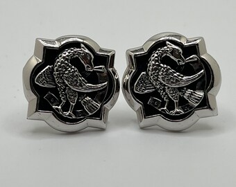 SWANK USA 1950s Griffin Cufflinks, MCM Cufflinks, Medieval Cufflinks