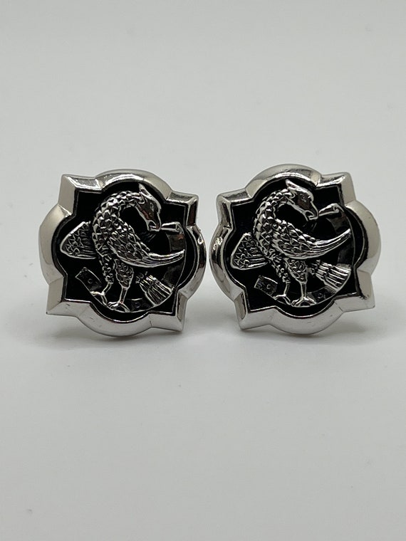 SWANK USA 1950s Griffin Cufflinks, MCM Cufflinks, 