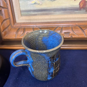 Hand Thrown, Ugly Mug, Pottery Mug image 1