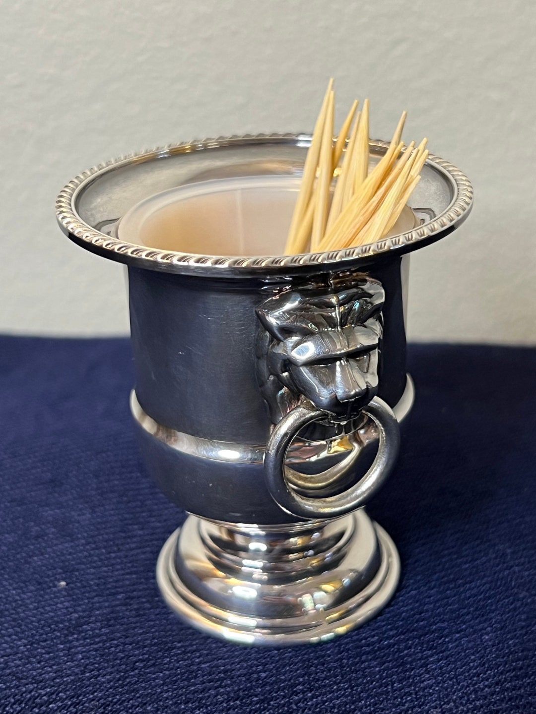 Sheffield England Lions Head Silver Plated Vintage Viners Etsy