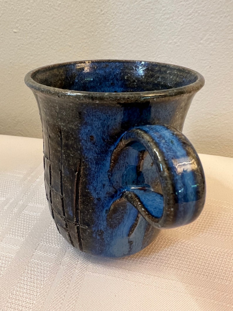 Hand Thrown, Ugly Mug, Pottery Mug image 8