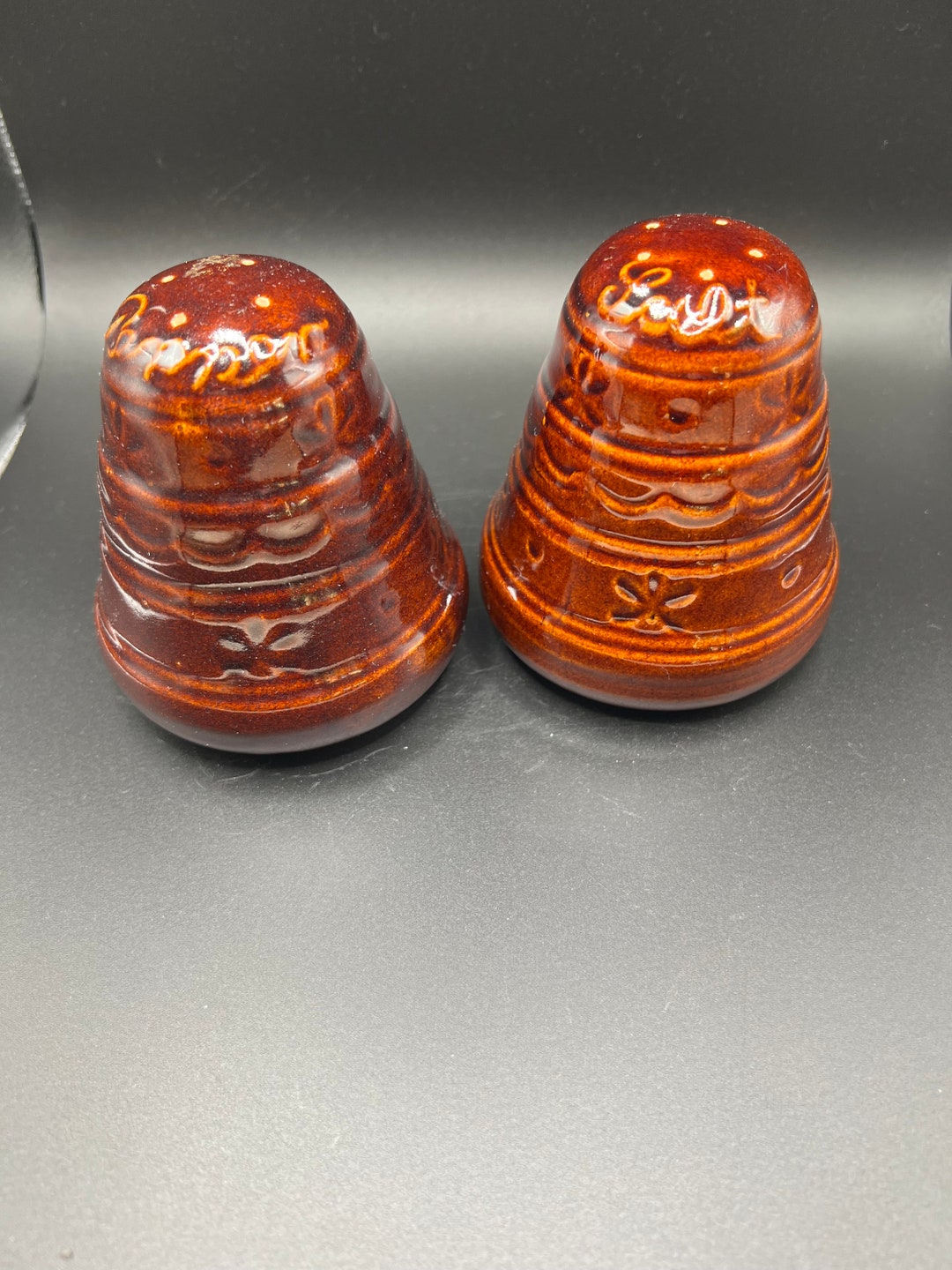 Marcrest Salt and Pepper Shaker Western Ware Pennsylvania Etsy