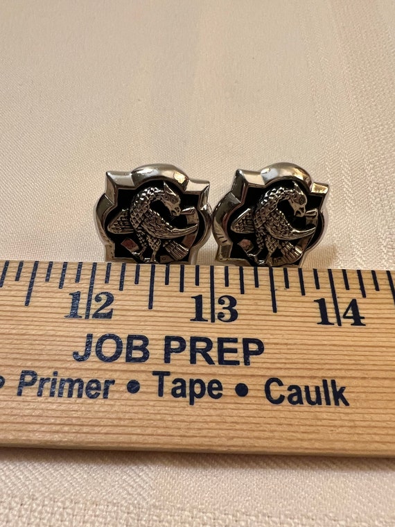 SWANK USA 1950s Griffin Cufflinks, MCM Cufflinks,… - image 6