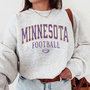Vintage Minnesota Football Sweatshirt | Football Sunday Crewneck | Minnesota Football T-Shirt | Minneapolis Sports Fan | Minnesota Jersey