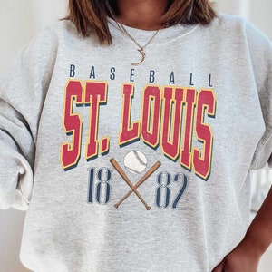 Vintage St. Louis Baseball Sweatshirt | St. Louis Baseball Hoodie | The Redbirds Shirt | Cardinal Sweatshirt | The Cards Baseball T-Shirt