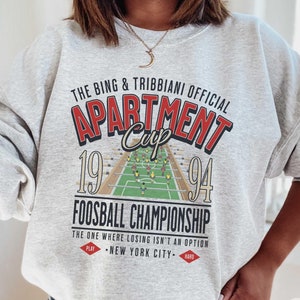 Joey and Chandler Sweatshirt | Friends Merch | TV Show Friends Inspired Crewneck | Foosball Fans | Friends Sweatshirt