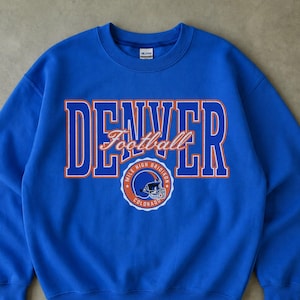 90s Denver Football Sweatshirt, Retro Throwback Game Day Crewneck, Mile High Fan Gift