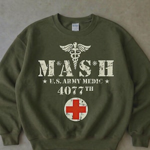 M.A.S.H Crewneck Sweatshirt, MASH 4077 TShirt, Gift for MASH Fan
