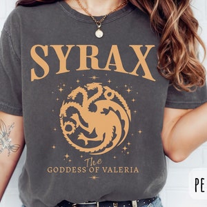 Syrax Tshirt | Dracarys T-shirt | Team Black Tee | Dragon Sweatshirt | Fire and Blood | Westeros Tee