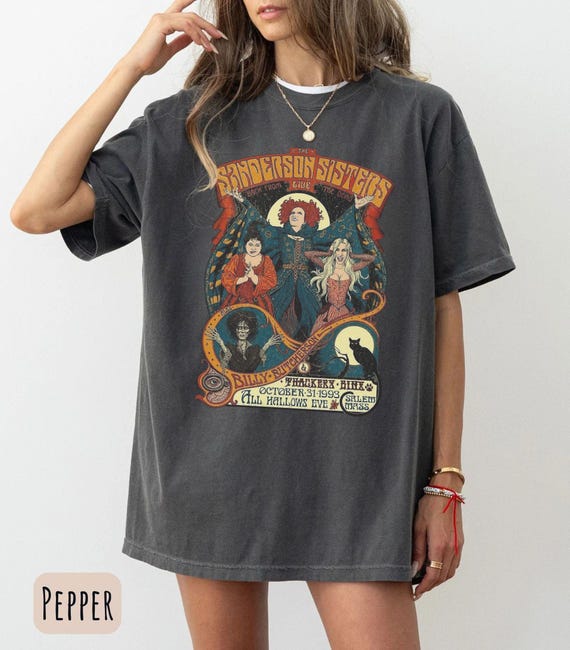 Sanderson Sisters, Hocus Pocus, Sanderson Sister Shirt, Hocus Pocus Inspired Shirt, Vintage Halloween Shirt, Fall Tshirt, Witch Shirt