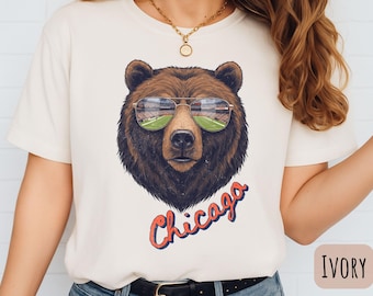 Vintage Chicago Football T-Shirt, Custom Chicago Football Shirt, Chicago Fan Apparel, Chicago Football Sunday Graphic Tee