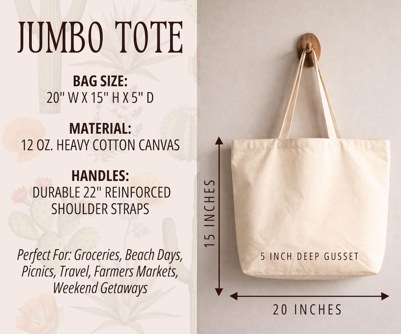 Bunch of Sh*t Reusable Tote Bag, Cute Funny Canvas Tote, Reusable Grocery Market Bag, Eco Friendly Shopper, Gift for Friend bild 5