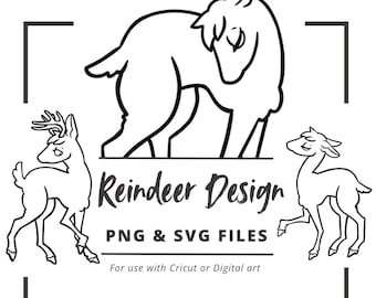 Diseños de renos - Archivos SVG y PNG