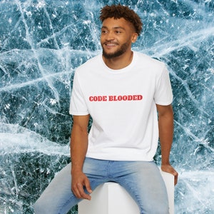 コード ブラッド シャツ | コンピュータ プログラマー シャツ | 大人用シャツ ユニセックス ウルトラソフト コットン シャツ | ソフトウェア エンジニア シャツ | プログラマーへのギフト 画像 5