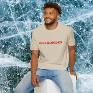 コード ブラッド シャツ | コンピュータ プログラマー シャツ | 大人用シャツ ユニセックス ウルトラソフト コットン シャツ | ソフトウェア エンジニア シャツ | プログラマーへのギフト 画像 8