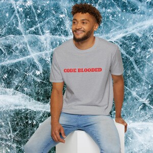 コード ブラッド シャツ | コンピュータ プログラマー シャツ | 大人用シャツ ユニセックス ウルトラソフト コットン シャツ | ソフトウェア エンジニア シャツ | プログラマーへのギフト 画像 7